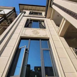 营口 黄金麻荔枝面别墅外墙干挂效果展示