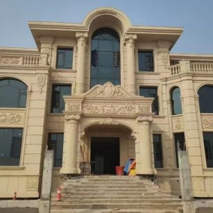 营口 黄金麻花岗岩别墅外墙干挂