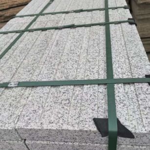 营口 白麻花岗岩直行盲道石，盲条，地铺石