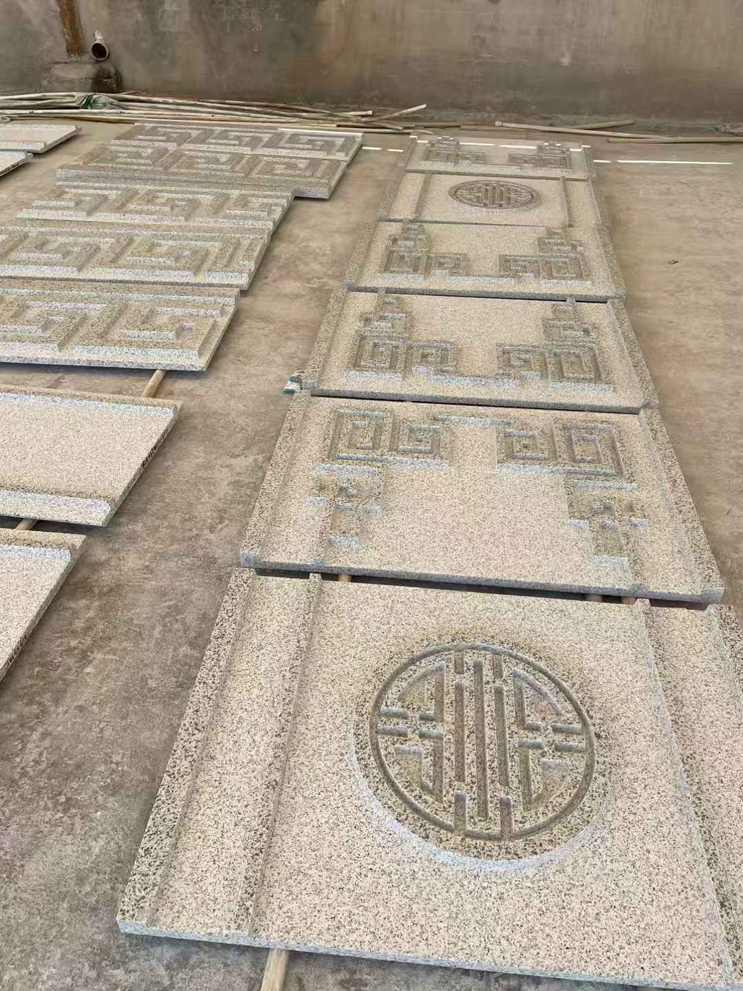 营口 白麻花岗岩外墙立面雕刻板