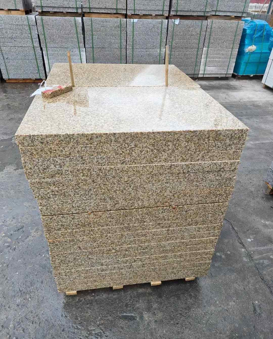 营口 湖北黄金麻花岗岩石材荔枝面外墙石材