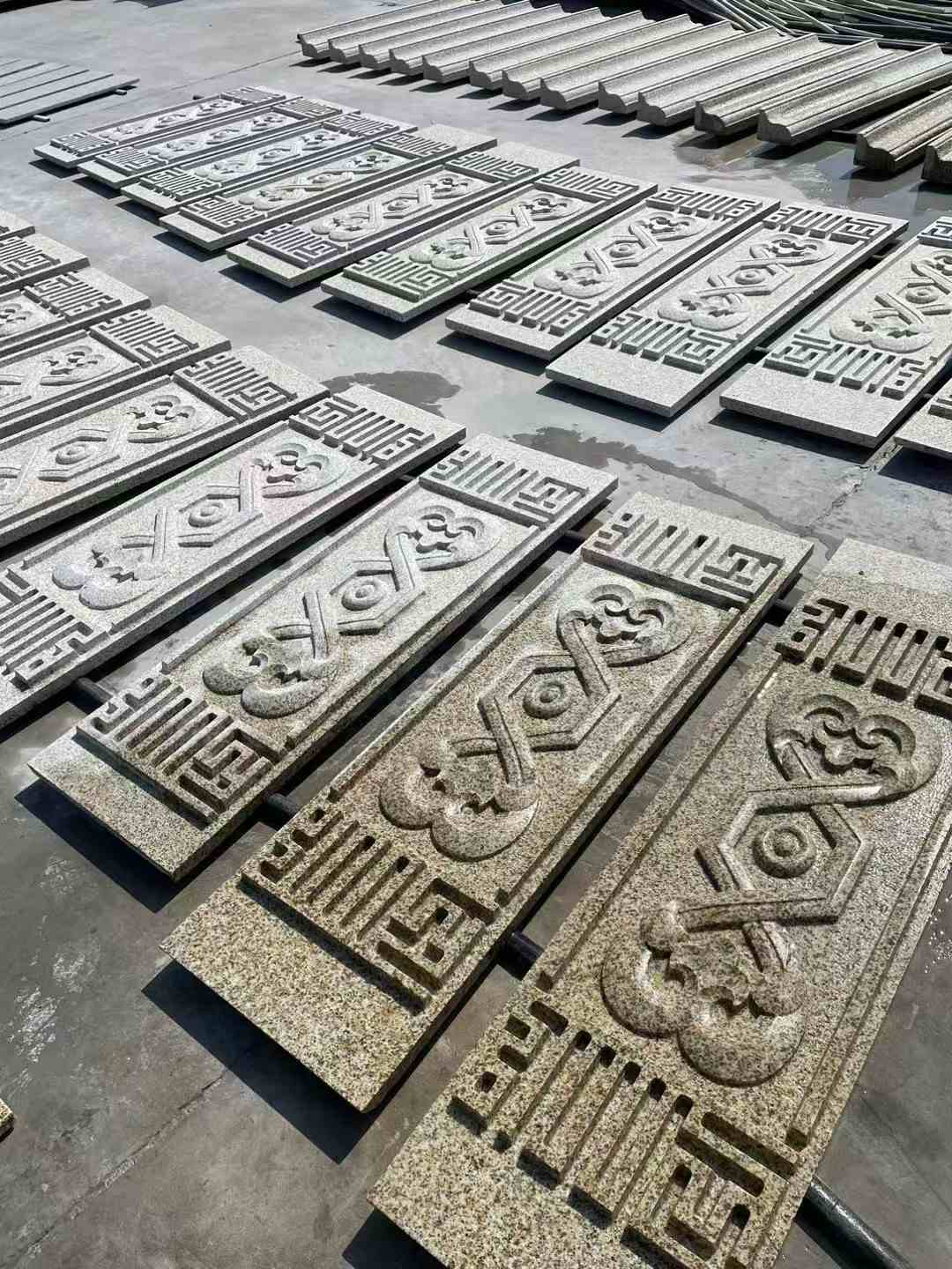 营口 黄金麻花岗岩外墙雕刻板