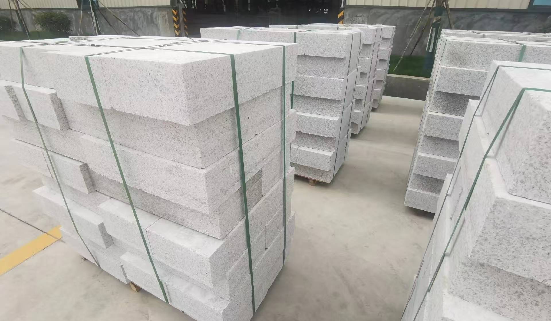 营口 白麻花岗岩路沿石，立缘石，平缘石，路牙石，道牙石，马路牙子等